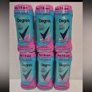 TWIN PACK Degree Sheer Powder Deodorant 5.2oz/148g (Pack Of 6)~Exp 03/2025